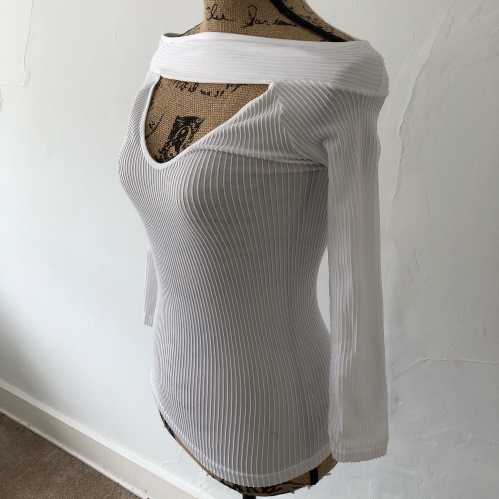 Free People Intimacy Shrug Shoulder Top